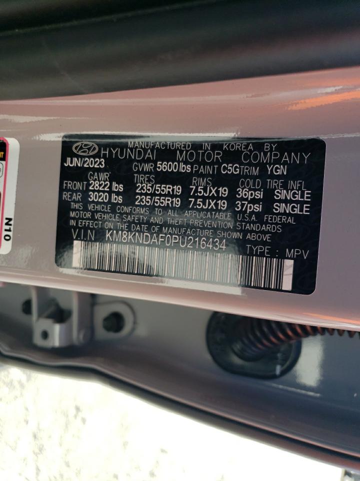 2023 HYUNDAI IONIQ 5 SEL VIN:KM8KNDAF0PU216434