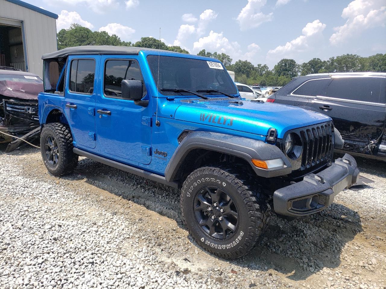 2022 JEEP WRANGLER UNLIMITED SPORT VIN:1C4HJXDN7NW130246