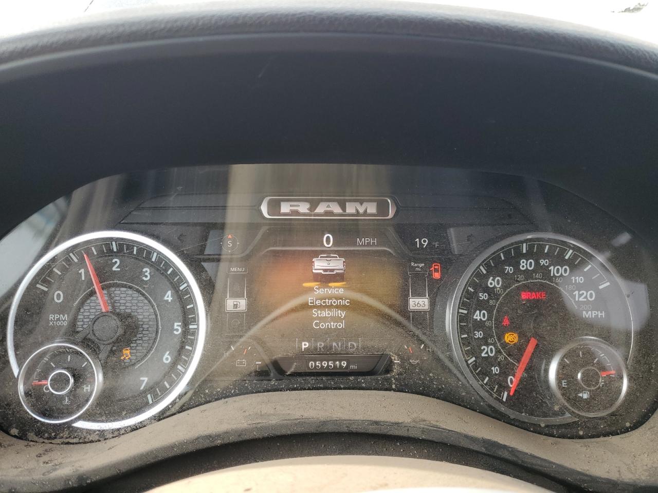 2022 RAM 2500 TRADESMAN VIN:3C6UR5CJ7NG326185