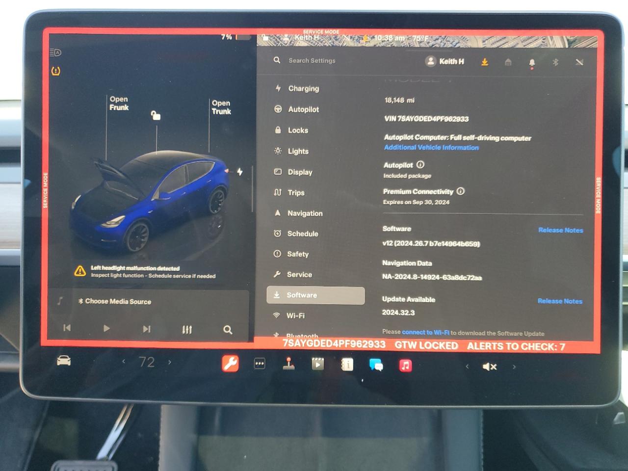 2023 TESLA MODEL Y  VIN:7SAYGDED4PF962933