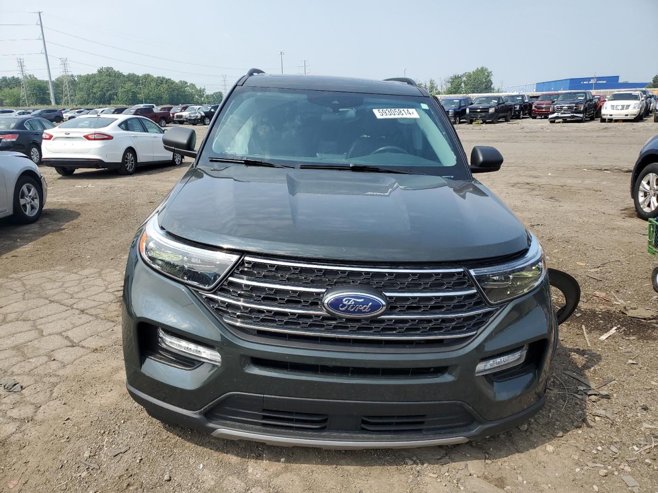 2022 FORD EXPLORER XLT VIN:1FMSK8DH1NGA64379