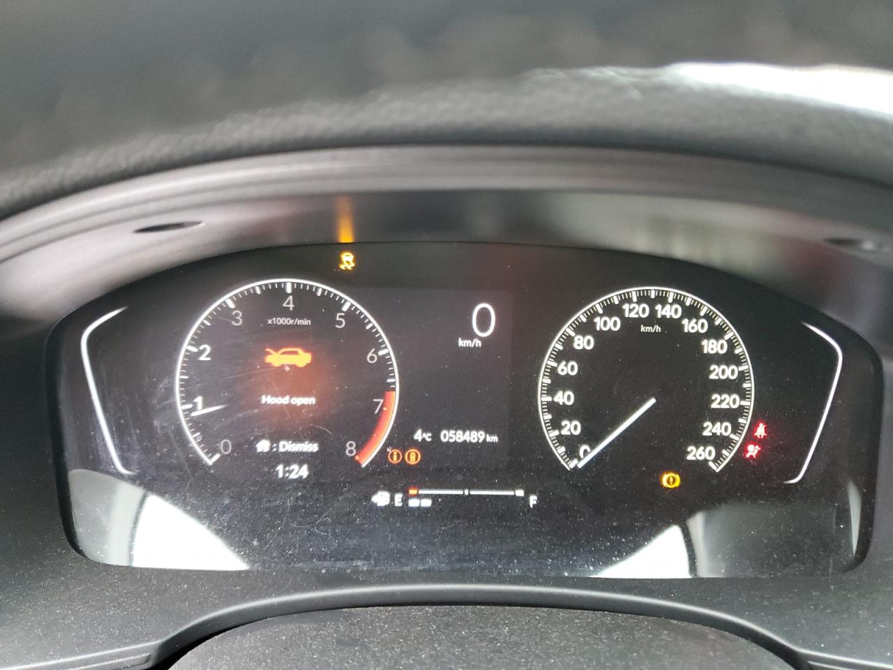 2022 HONDA CIVIC EX VIN:2HGFE2F38NH124790