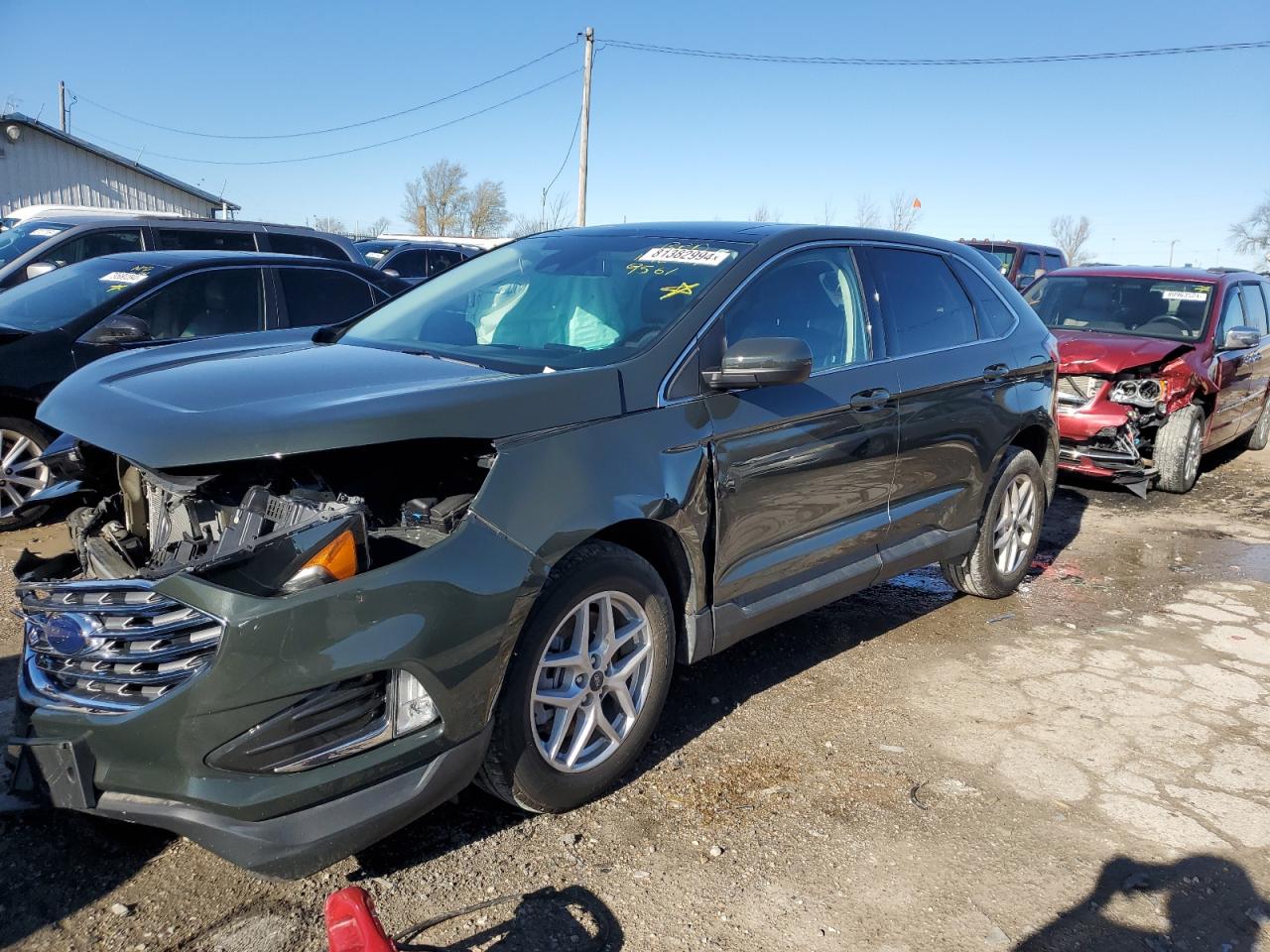 2022 FORD EDGE SEL VIN:2FMPK4J96NBA79561
