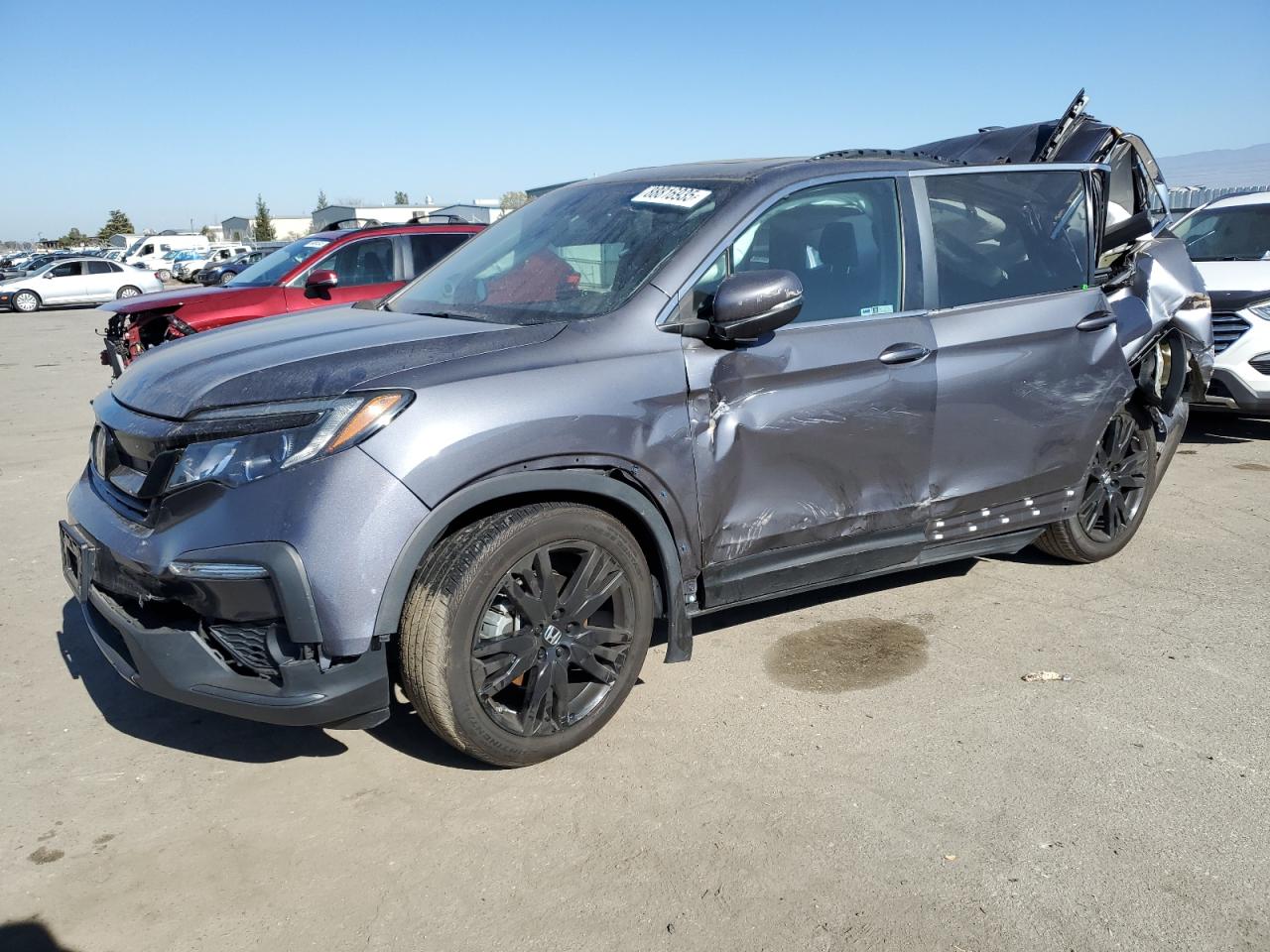 2022 HONDA PILOT SE VIN:5FNYF5H2XNB028191