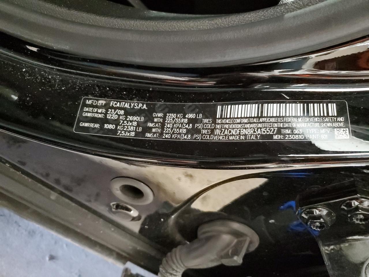 2024 DODGE HORNET GT PLUS VIN:ZACNDFBN8R3A15527