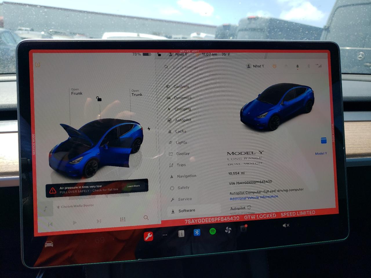 2023 TESLA MODEL Y  VIN:7SAYGDEE6PF845430