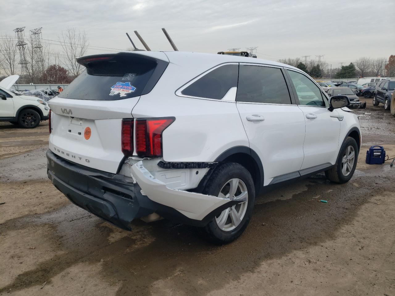 2022 KIA SORENTO LX VIN:5XYRGDLC1NG098330