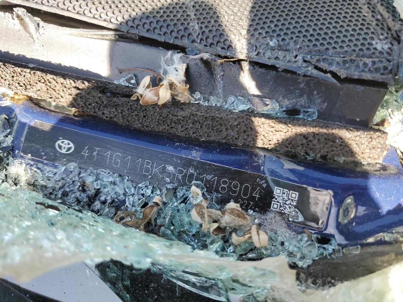 2024 TOYOTA CAMRY SE NIGHT SHADE VIN:4T1G11BK5RU118904