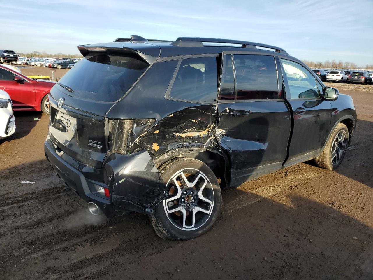 2022 HONDA PASSPORT ELITE VIN:5FNYF8H04NB014741