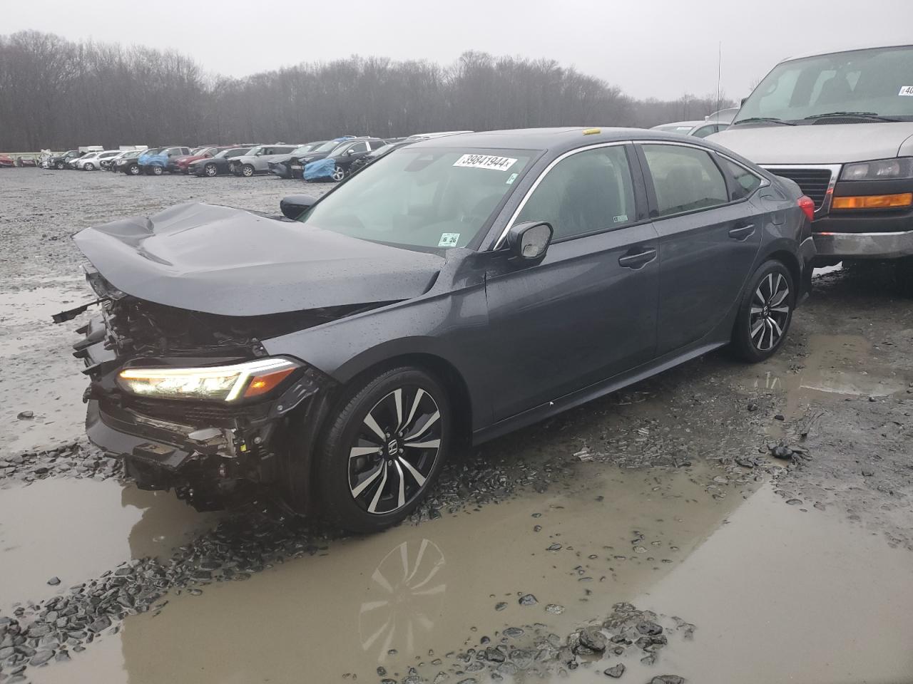 2022 HONDA CIVIC EX VIN:JHMFE1F73NX001291