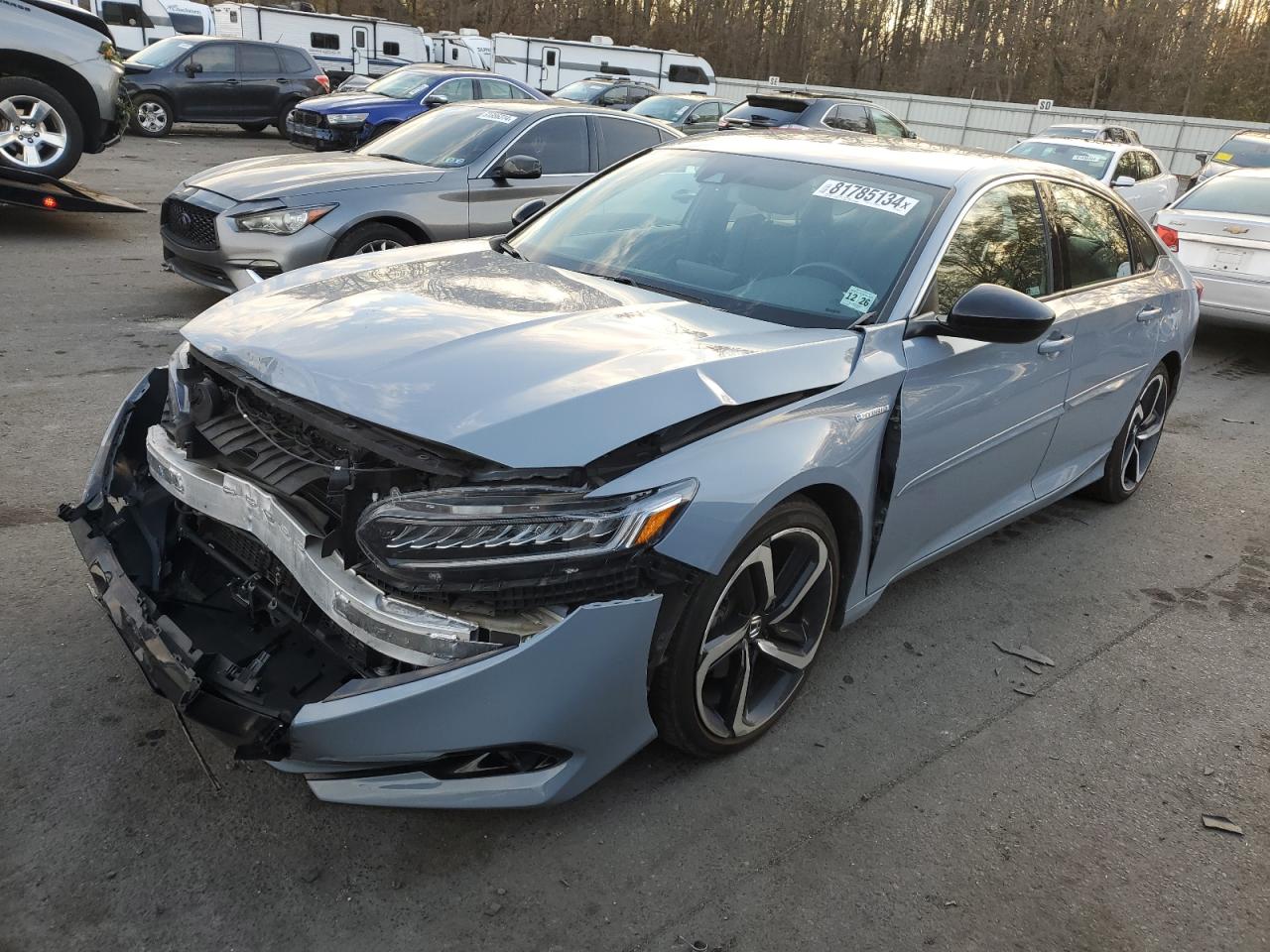 2022 HONDA ACCORD HYBRID SPORT VIN:1HGCV3F20NA002231