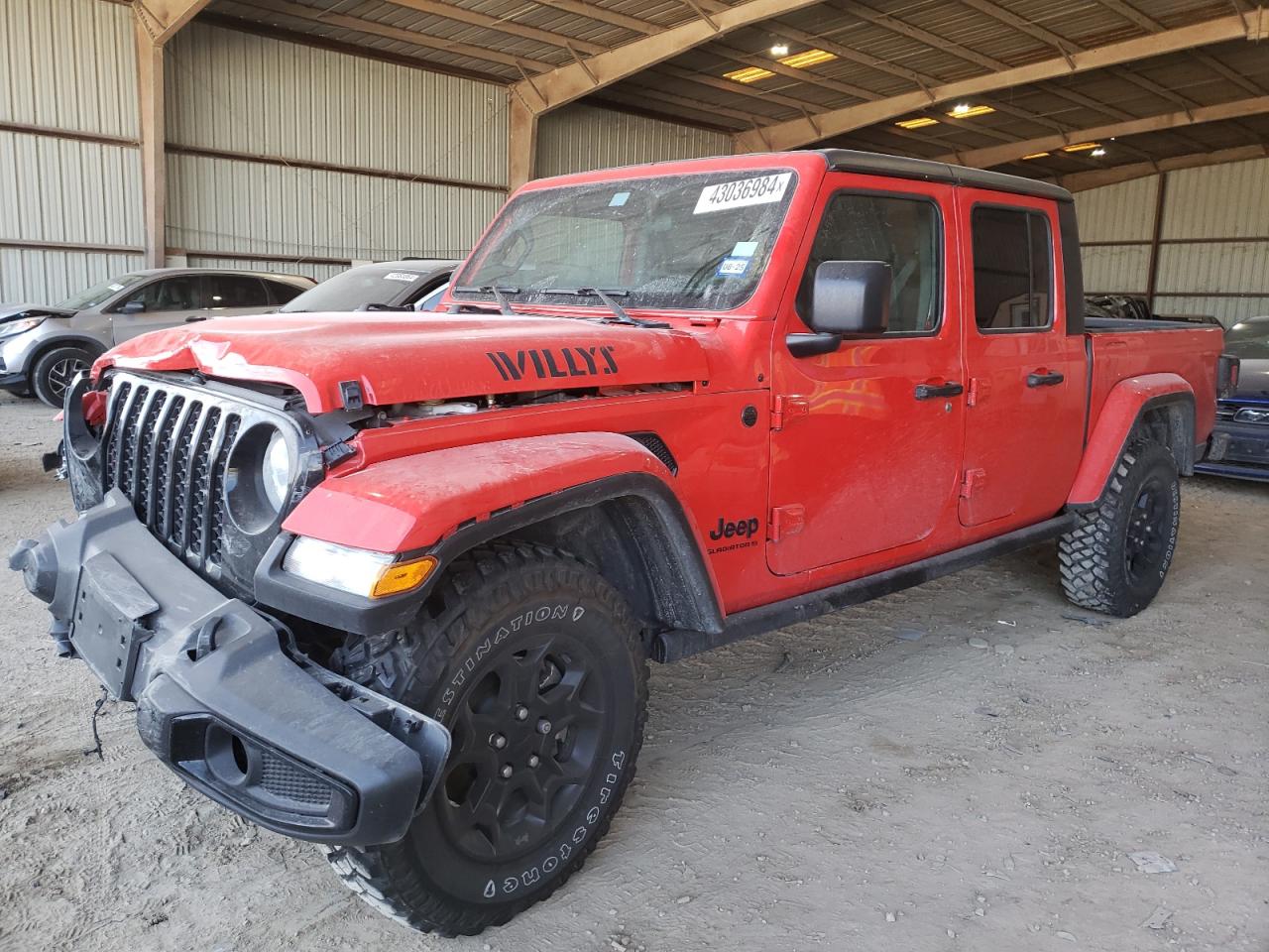 2023 JEEP GLADIATOR SPORT VIN:1C6HJTAG8PL567358