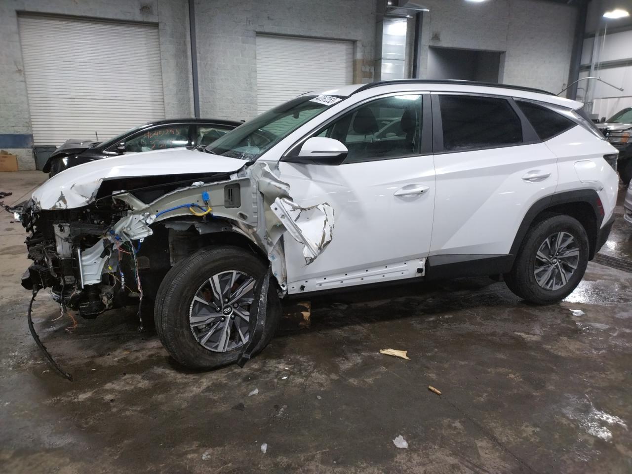 2022 HYUNDAI TUCSON BLUE VIN:KM8JBCA13NU072510
