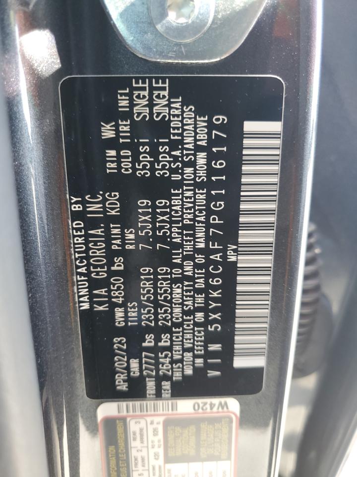 2023 KIA SPORTAGE X LINE VIN:5XYK6CAF7PG116179