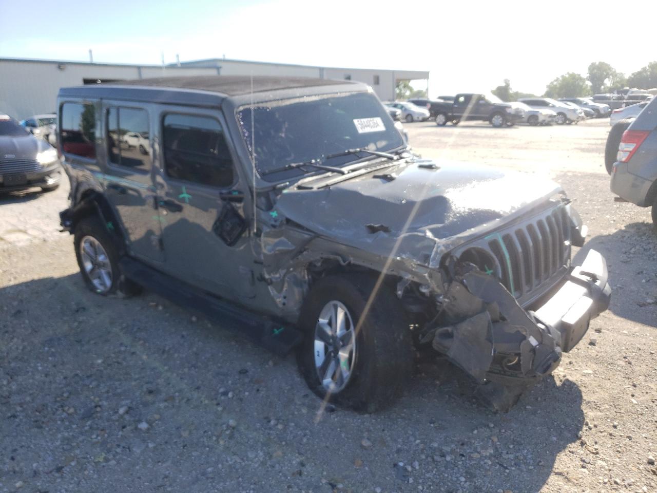 2022 JEEP WRANGLER UNLIMITED SAHARA VIN:1C4HJXEN3NW109151