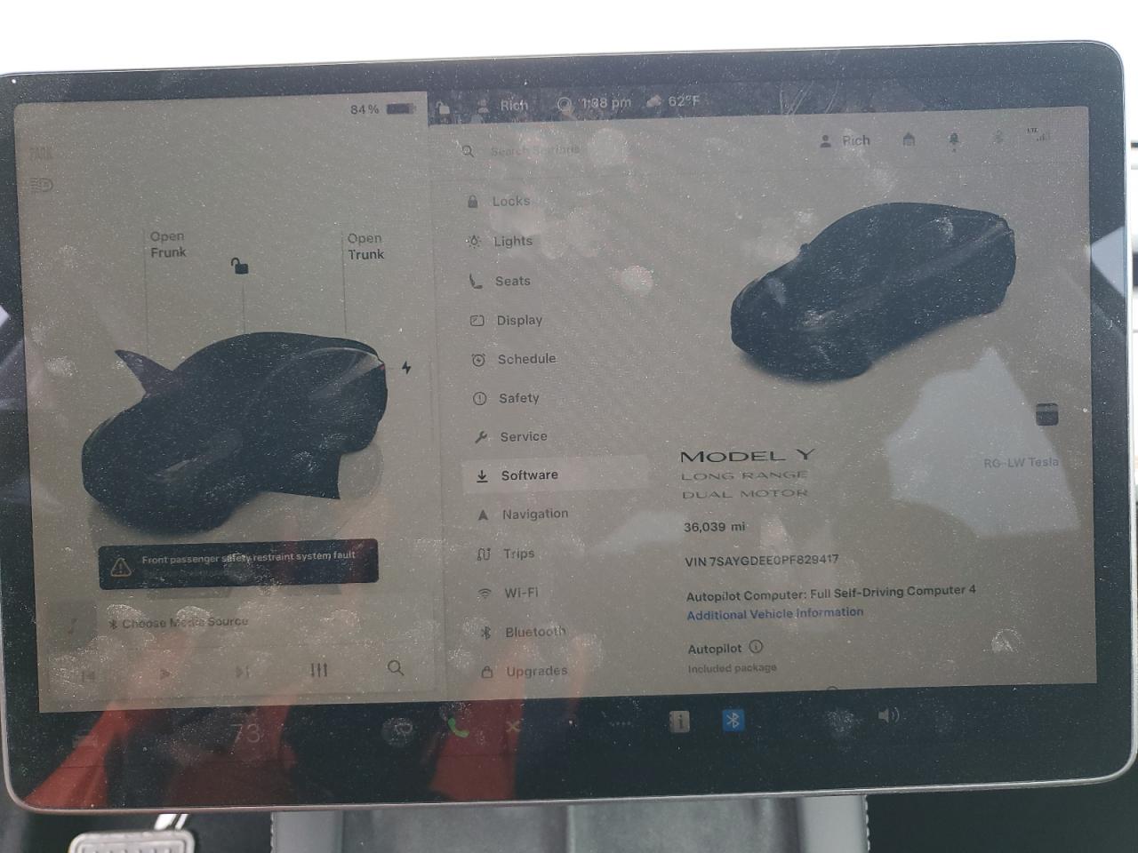 2023 TESLA MODEL Y  VIN:7SAYGDEE0PF829417