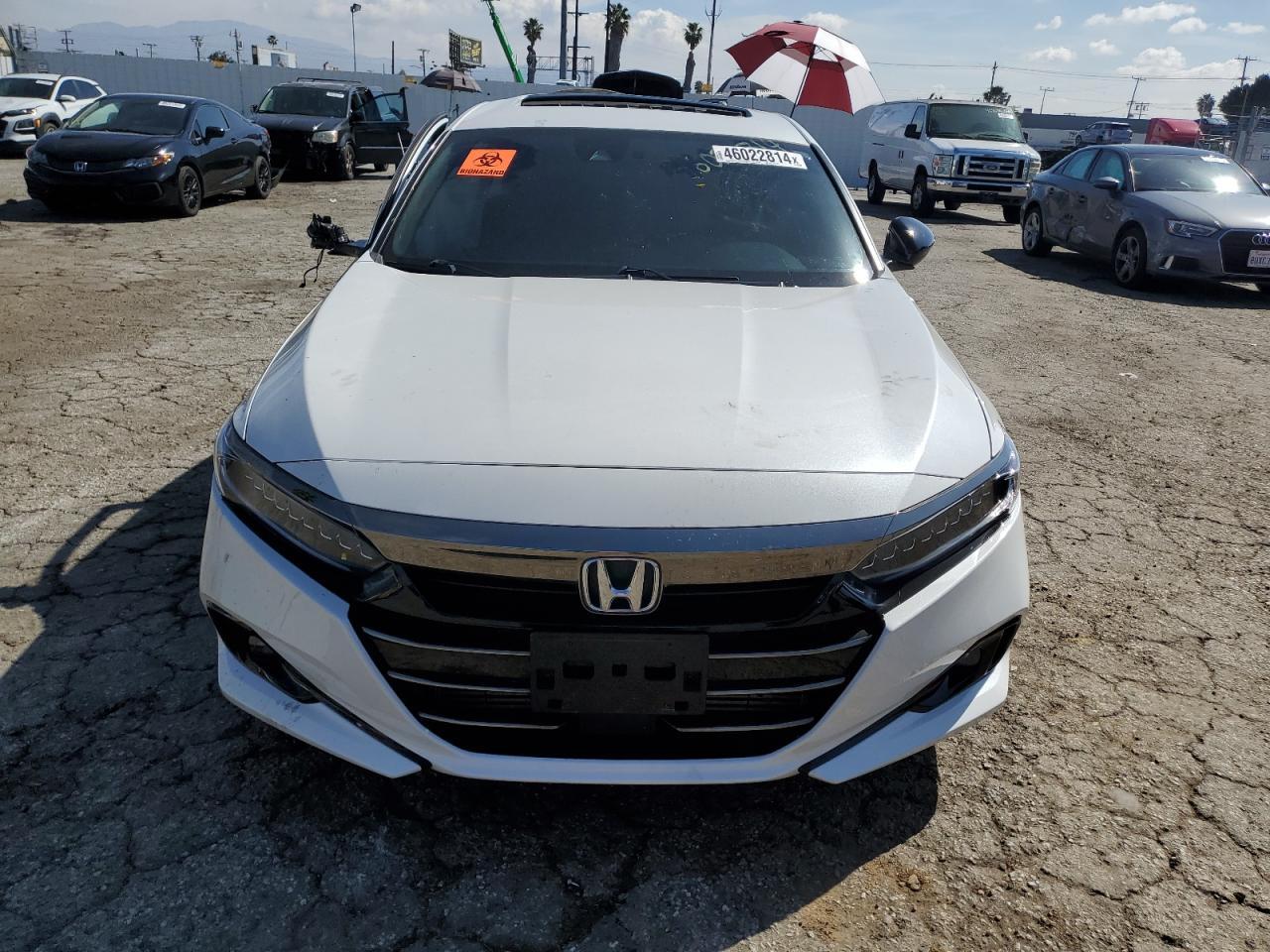 2022 HONDA ACCORD SPORT VIN:1HGCV2F37NA014430
