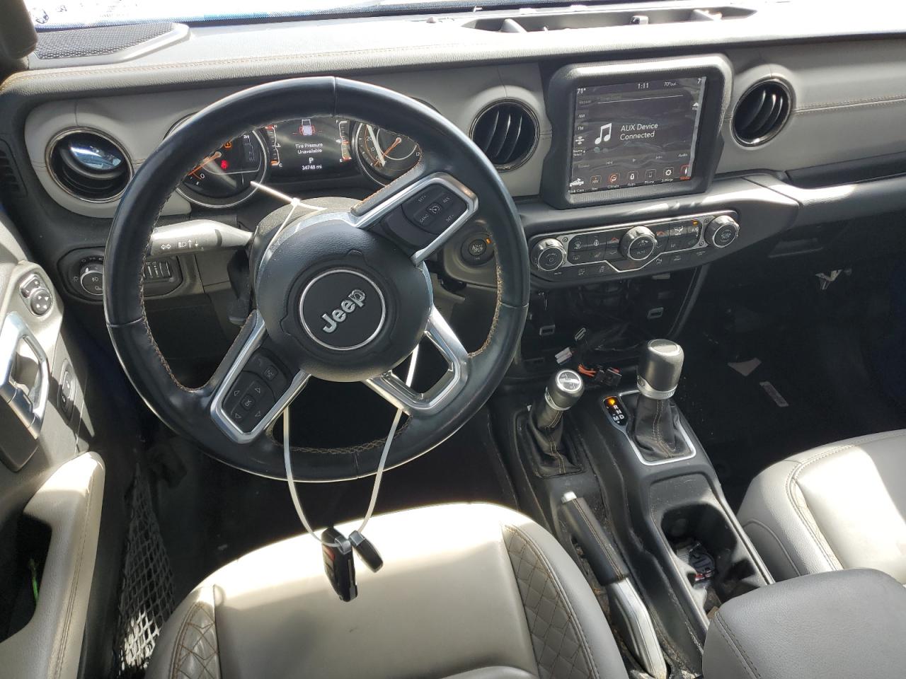 2022 JEEP GLADIATOR OVERLAND VIN:1C6JJTFMXNL108328