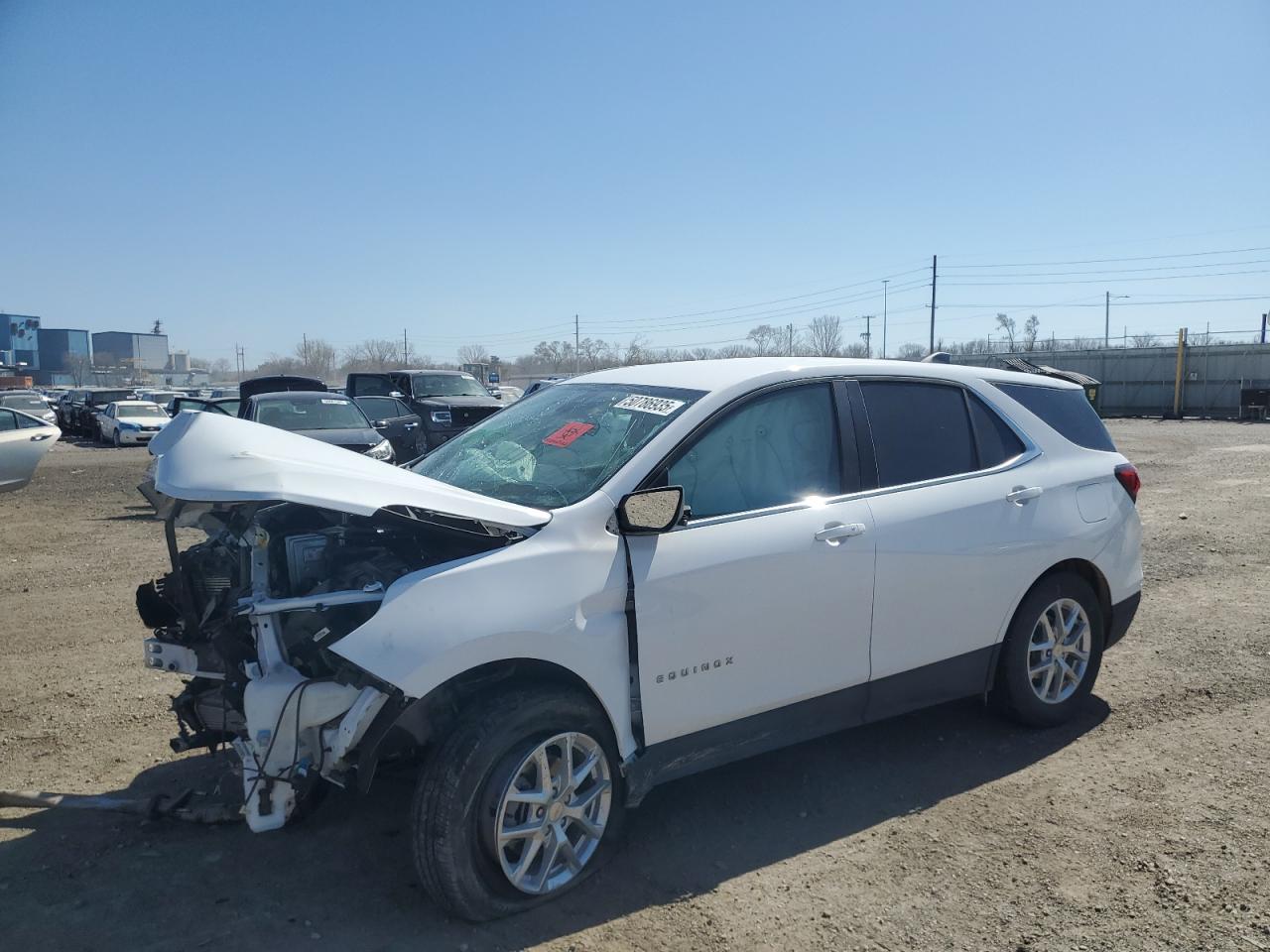 2022 CHEVROLET EQUINOX LT VIN:3GNAXUEV9NL312105