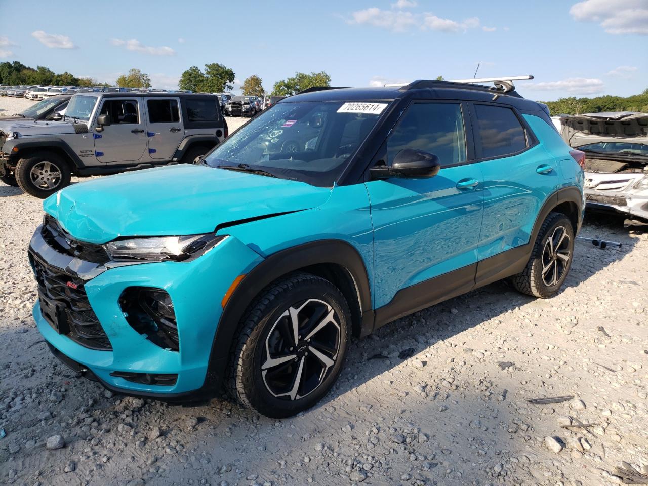 2022 CHEVROLET TRAILBLAZER RS VIN:KL79MTSL1NB009545