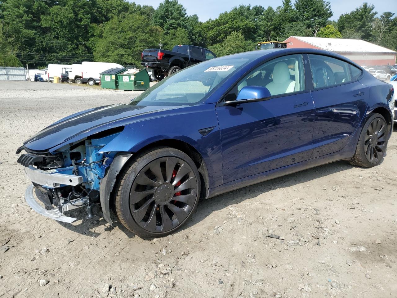 2022 TESLA MODEL 3  VIN:5YJ3E1EC0NF308835