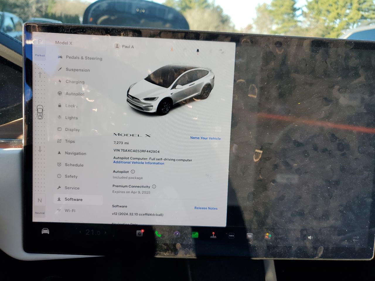 2024 TESLA MODEL X  VIN:7SAXCAE53RF442904