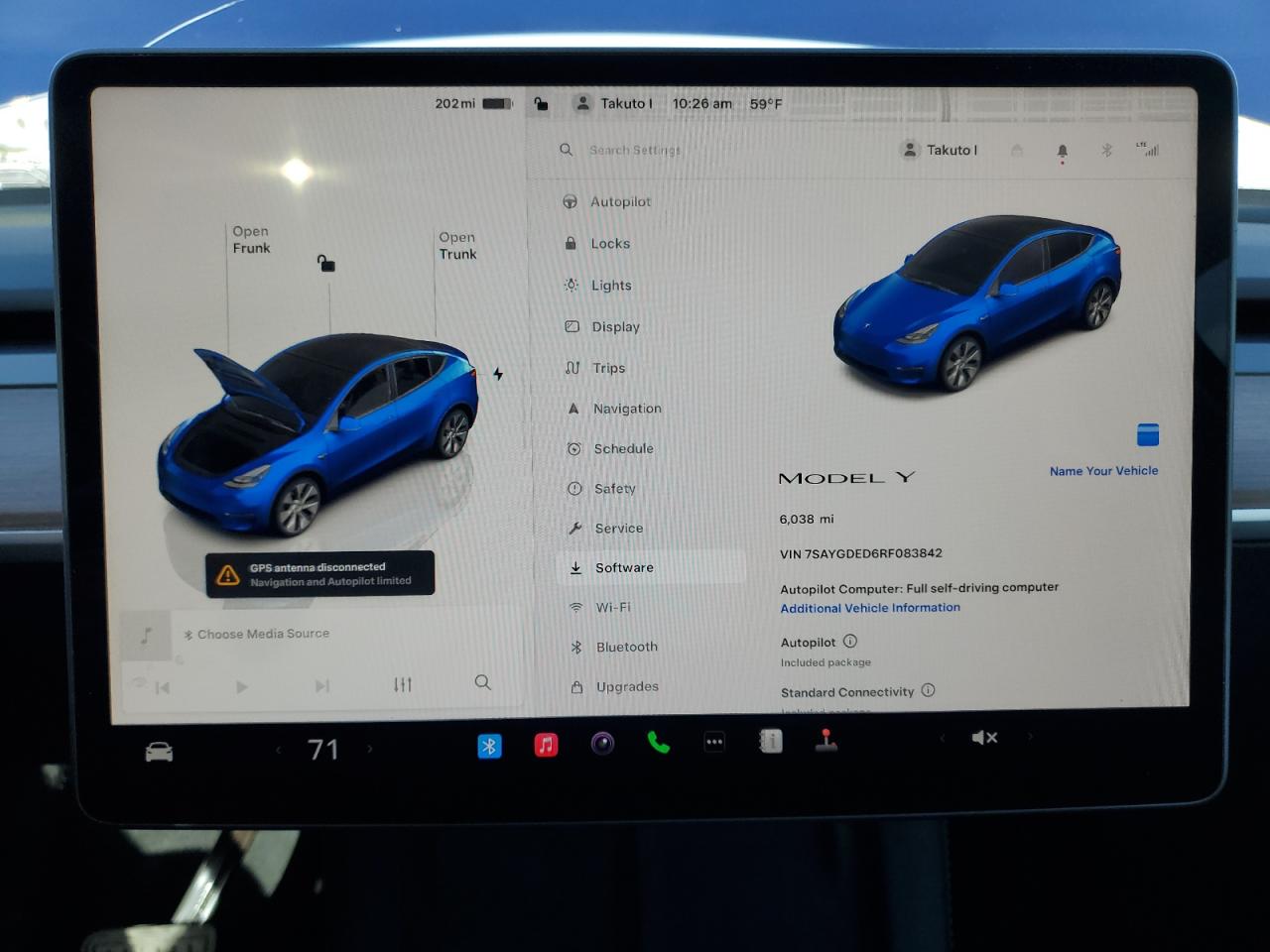 2024 TESLA MODEL Y  VIN:7SAYGDED6RF083842