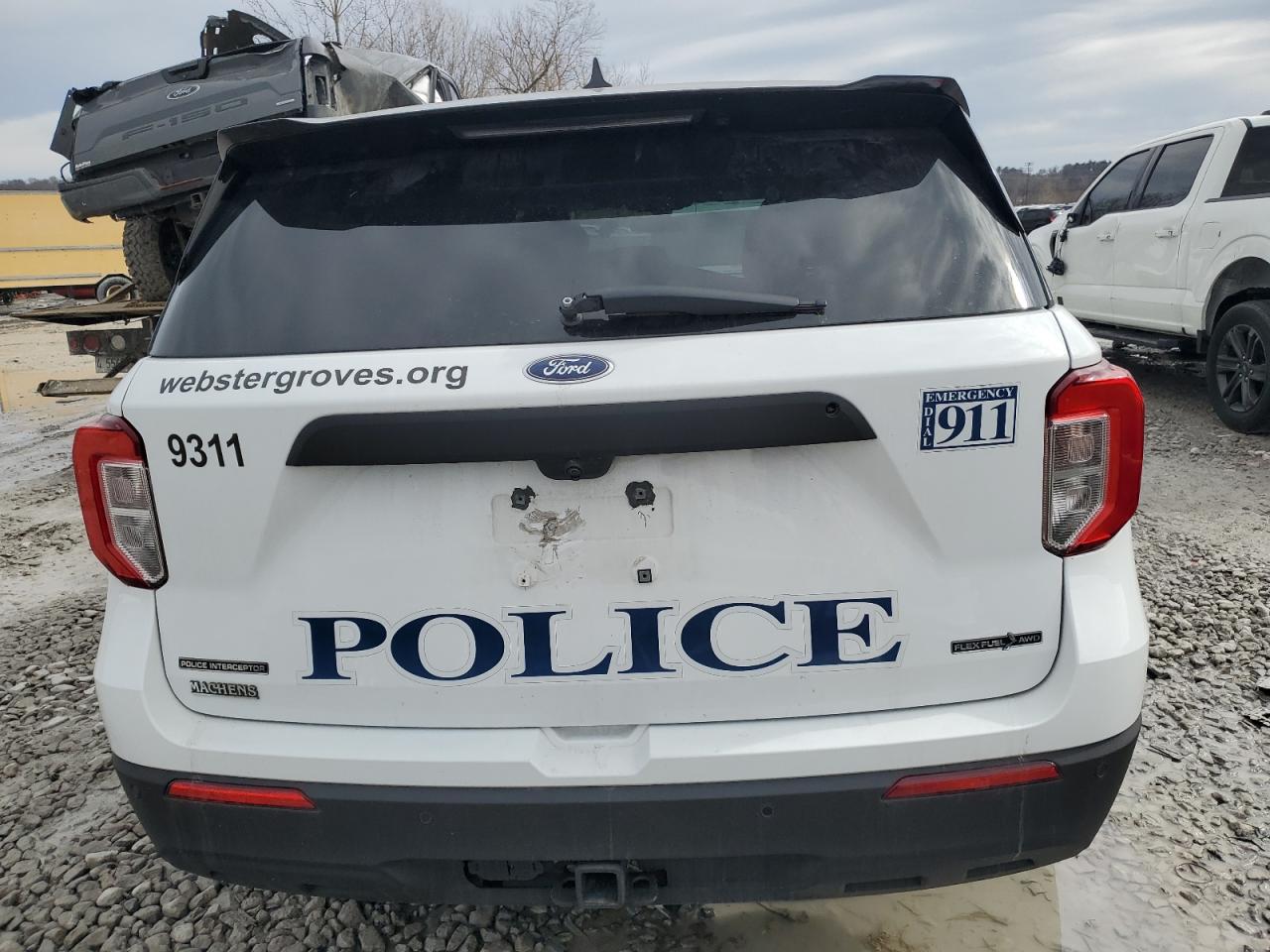 2022 FORD EXPLORER POLICE INTERCEPTOR VIN:1FM5K8AB1NGA92079