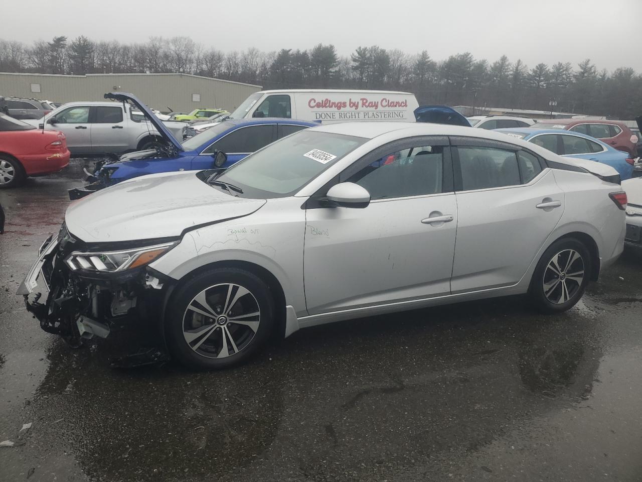2022 NISSAN SENTRA SV VIN:3N1AB8CV6NY288529