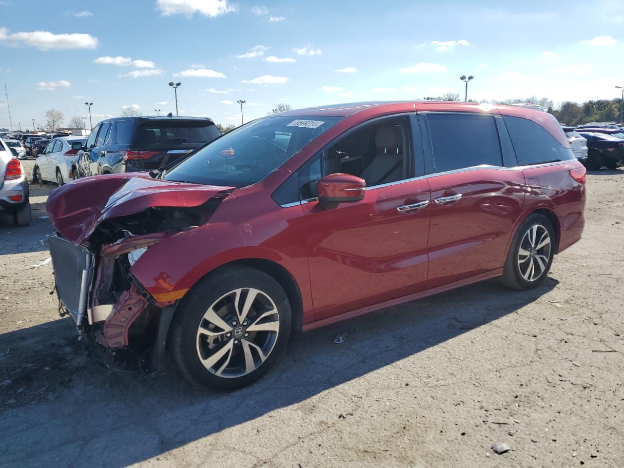 2023 HONDA ODYSSEY TOURING VIN:5FNRL6H81PB022936