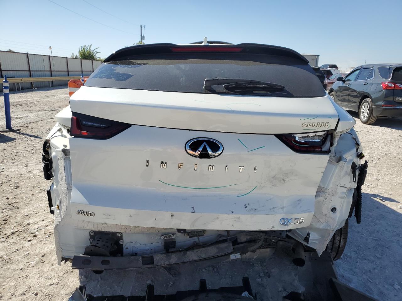 2022 INFINITI QX55 SENSORY VIN:3PCAJ5L32NF102705