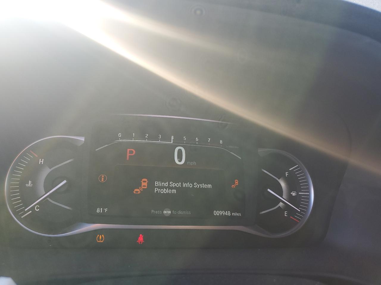 2023 HONDA PASSPORT EXL VIN:5FNYF8H57PB036134