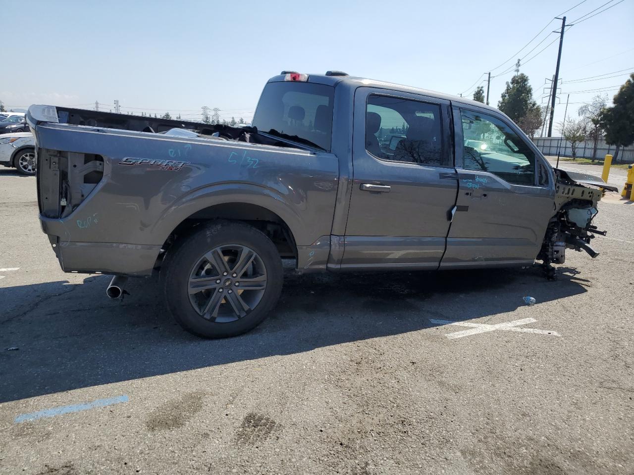 2022 FORD F150 SUPERCREW VIN:1FTFW1E80NKE78038