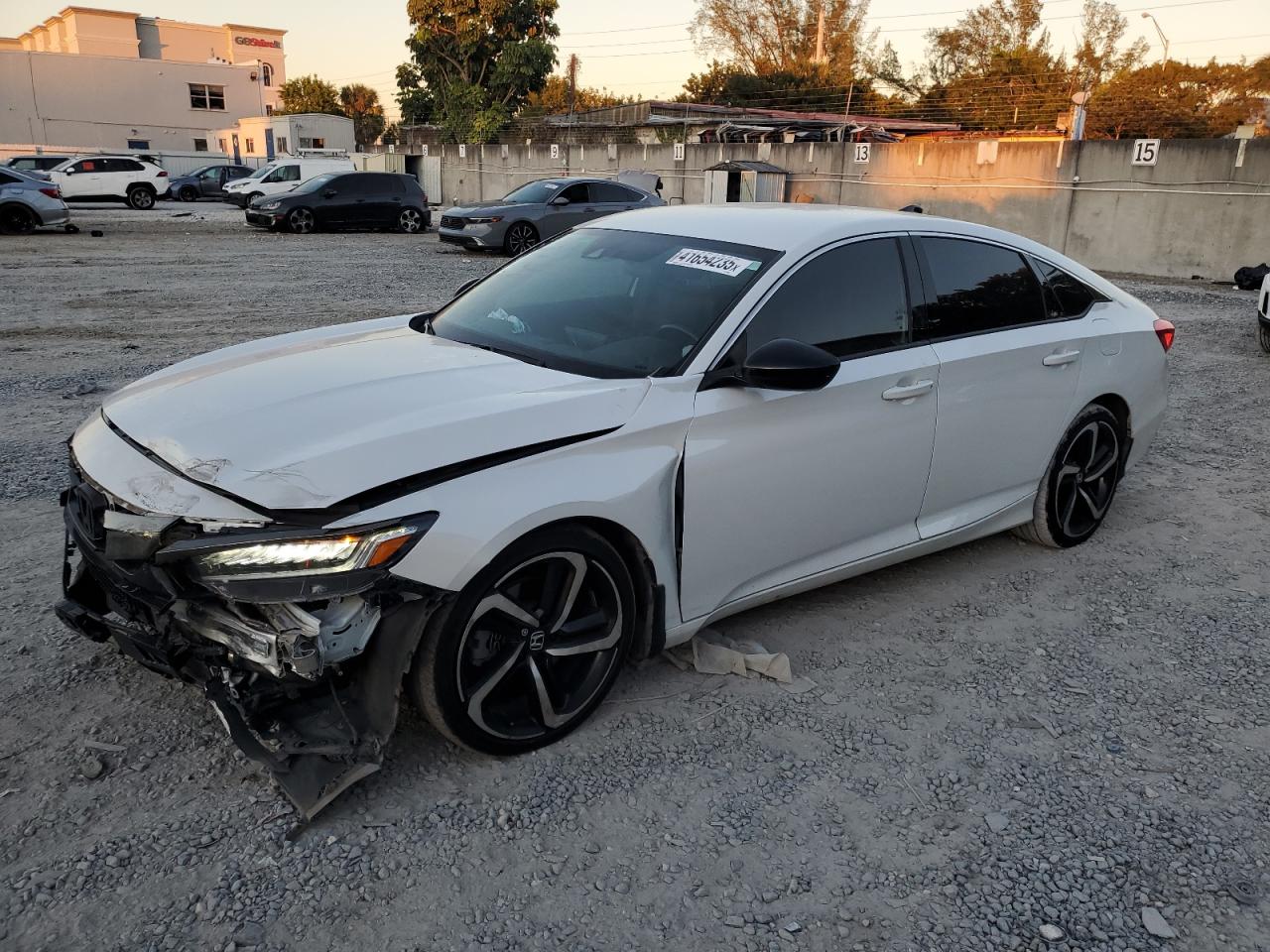 2022 HONDA ACCORD SPORT VIN:1HGCV1F30NA089304