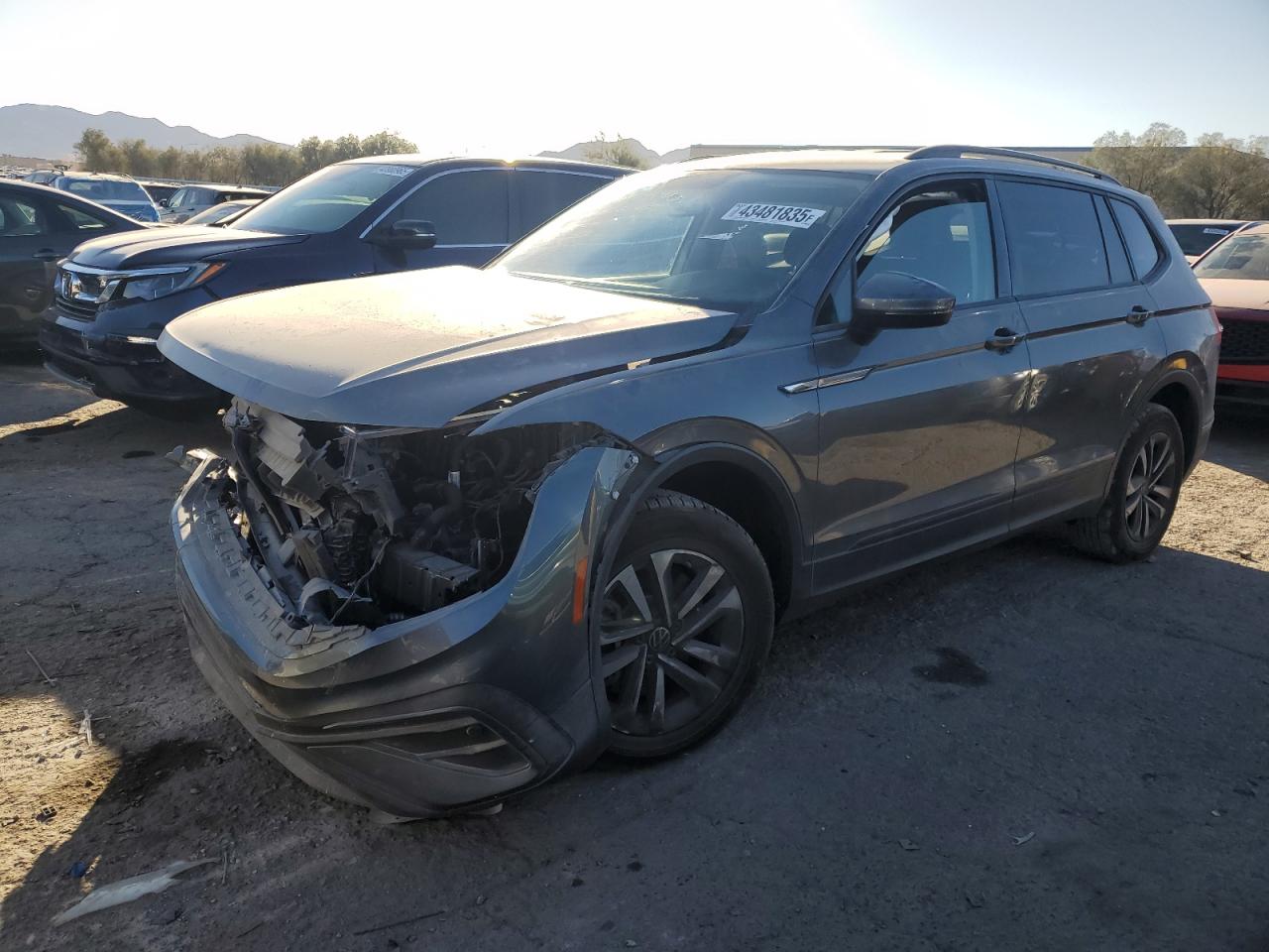 2022 VOLKSWAGEN TIGUAN S VIN:3VV1B7AXXNM020197