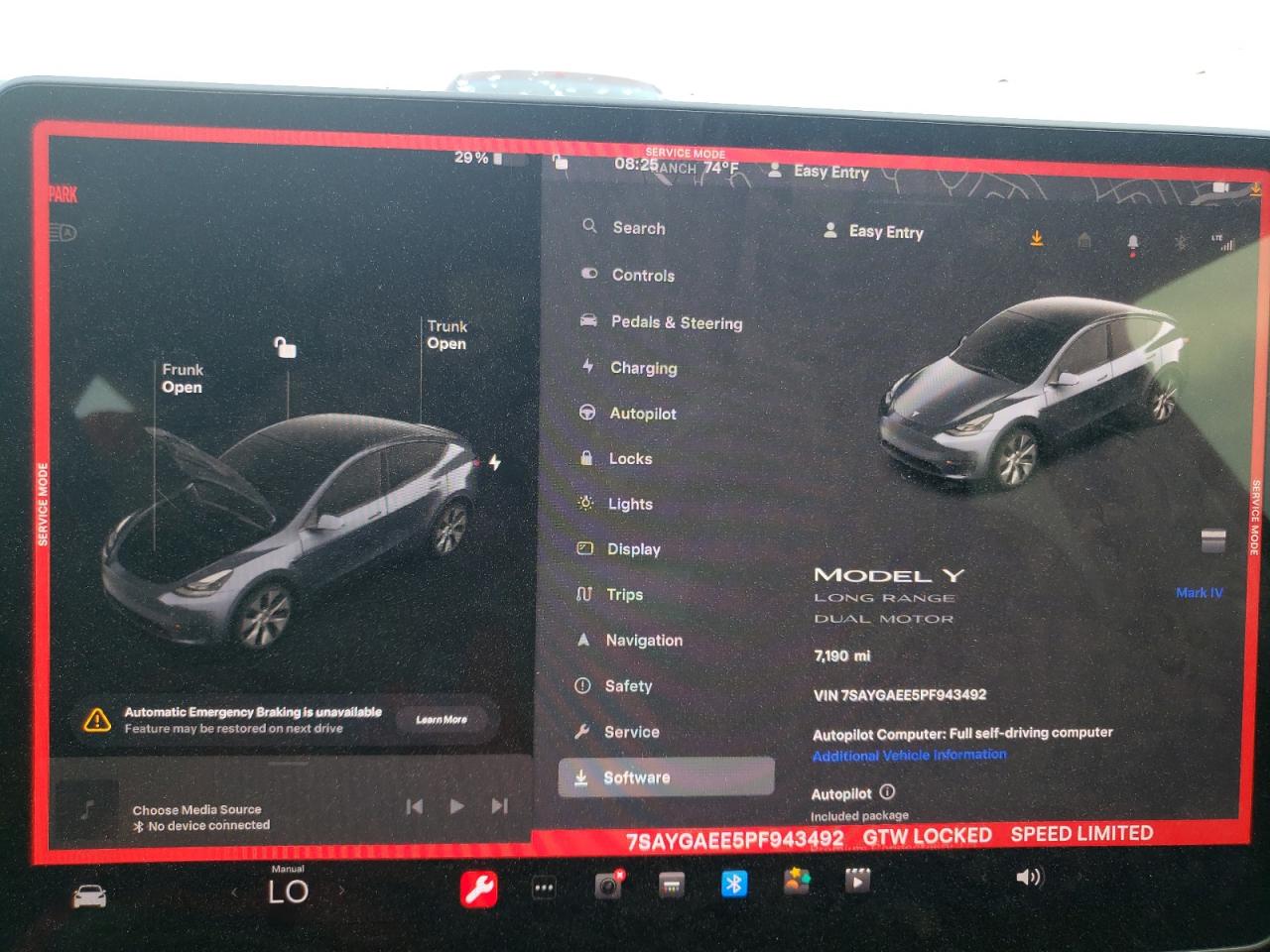 2023 TESLA MODEL Y  VIN:7SAYGAEE5PF943492