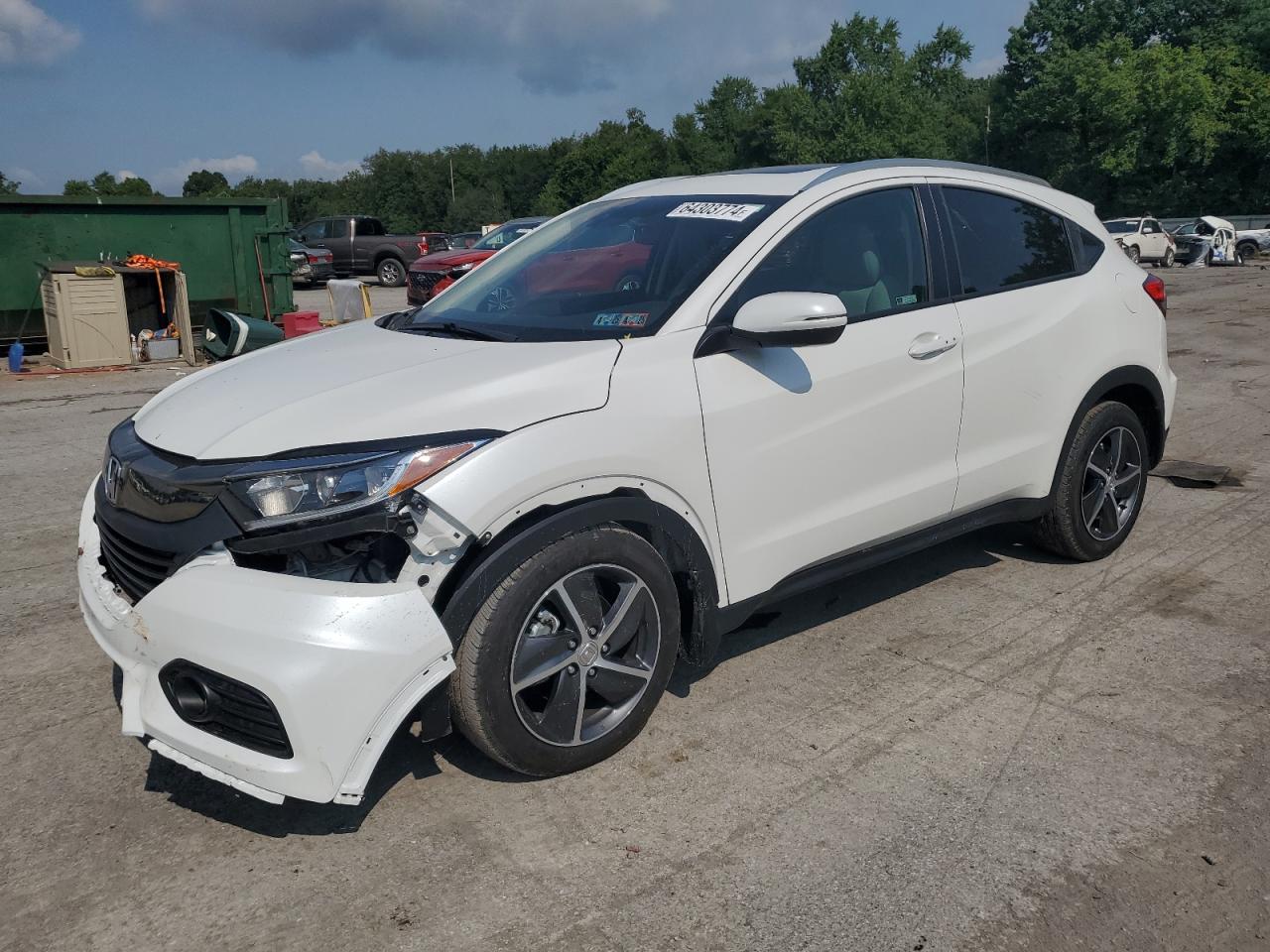 2022 HONDA HR-V EX VIN:3CZRU6H50NM767232