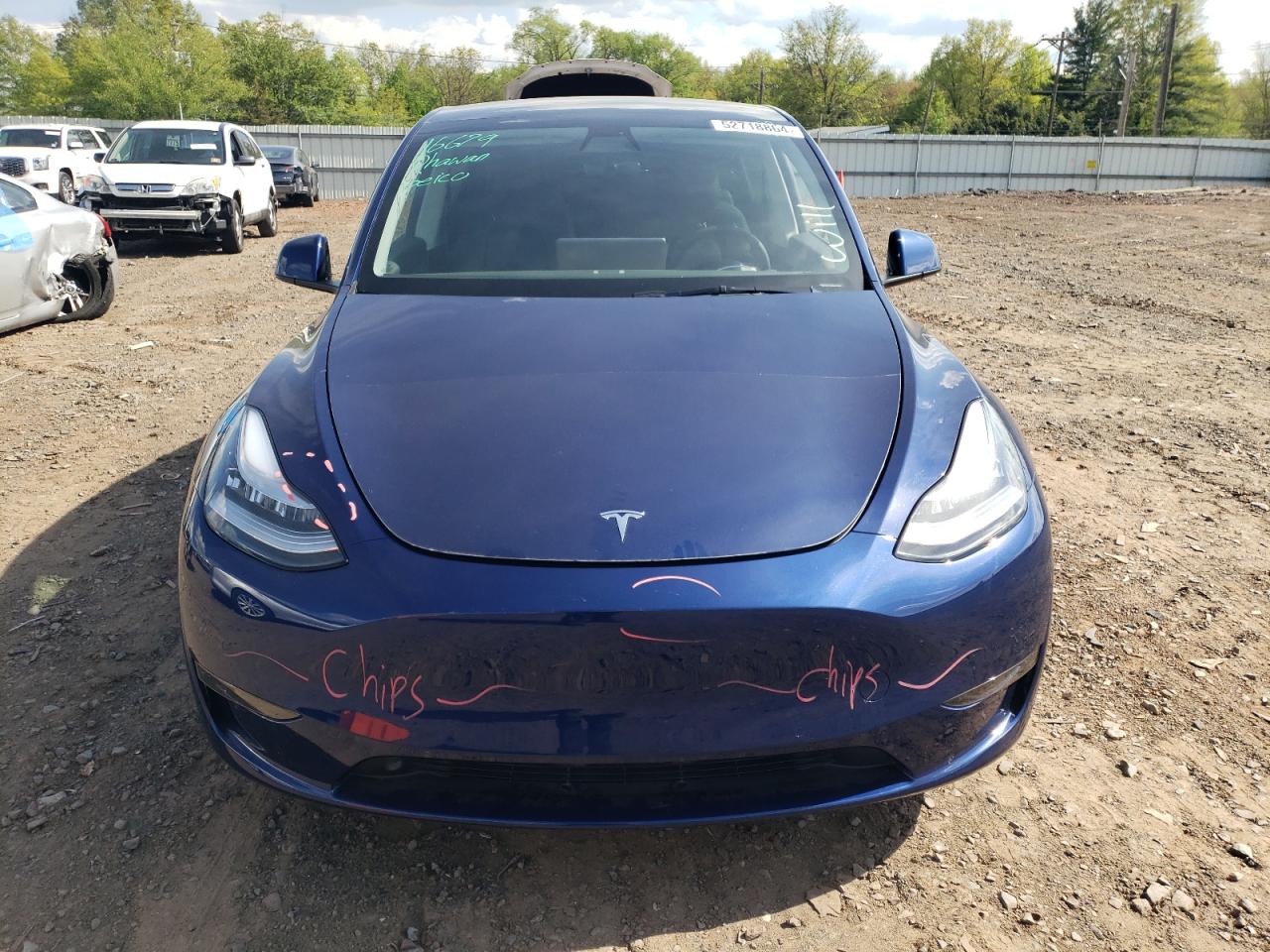 2022 TESLA MODEL Y  VIN:7SAYGAEE8NF363831