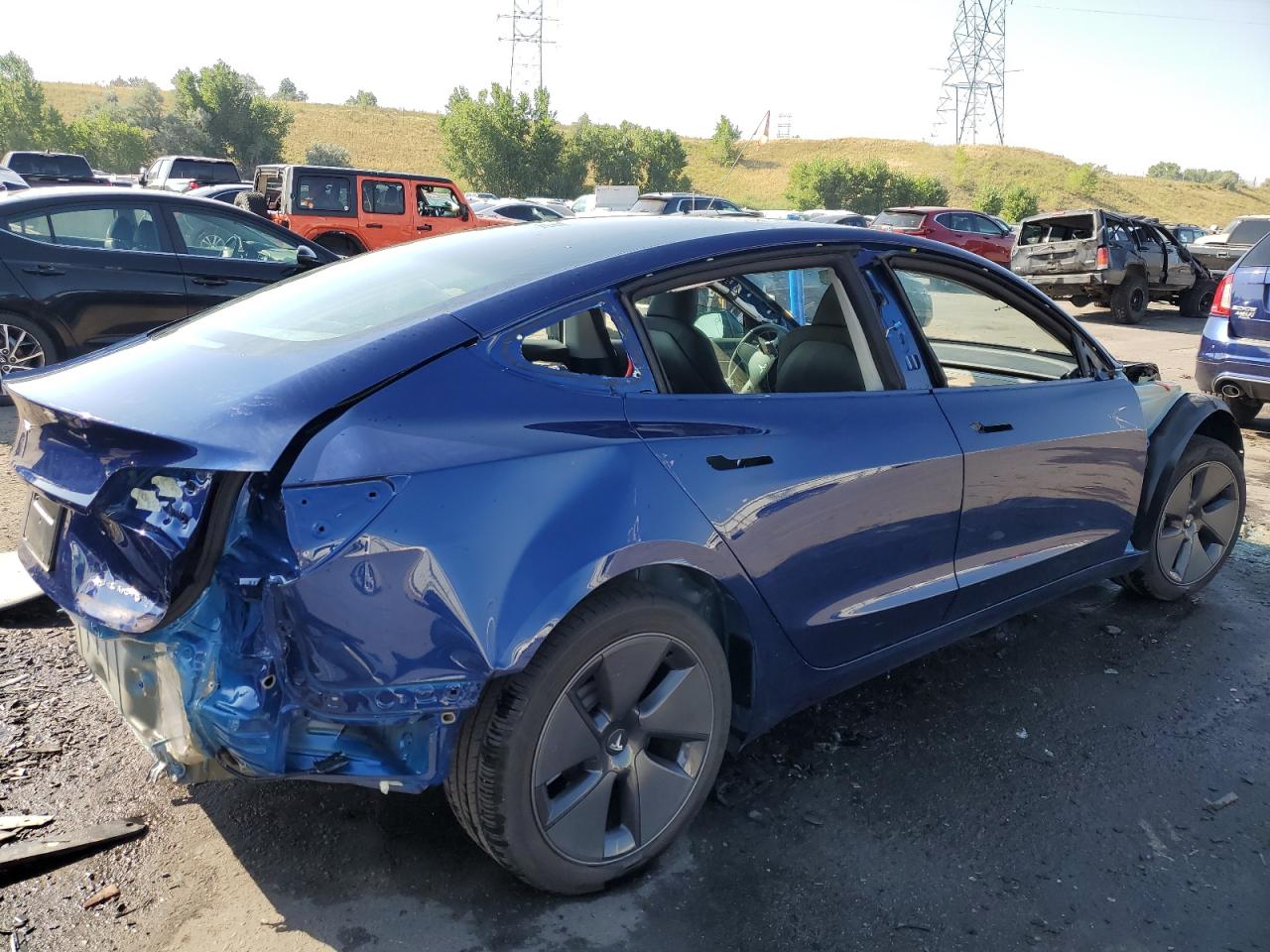 2023 TESLA MODEL 3  VIN:5YJ3E1EB8PF606849