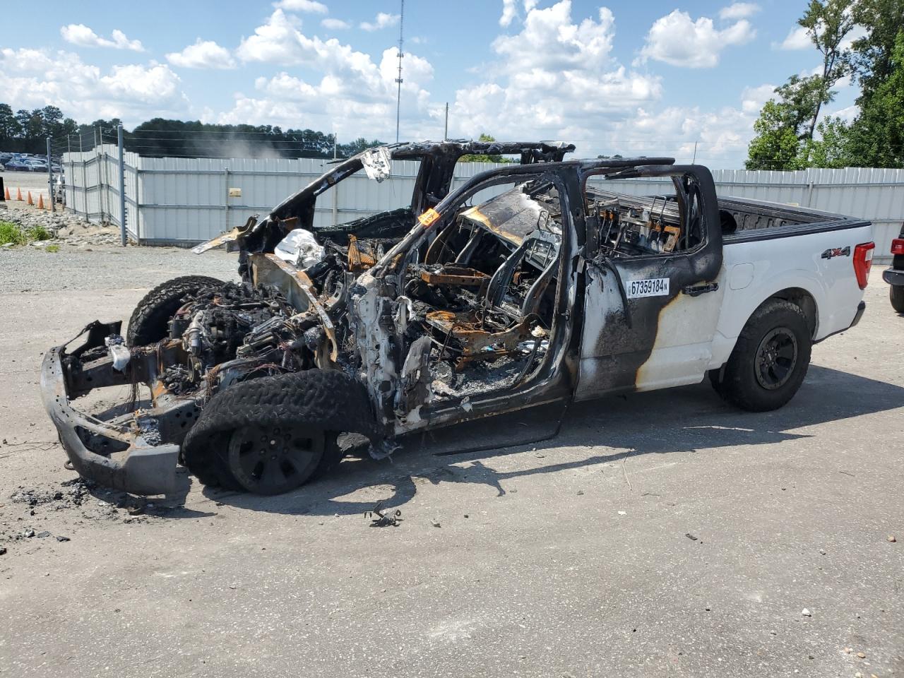 2023 FORD F150 SUPERCREW VIN:1FTEW1EB1PKE67737