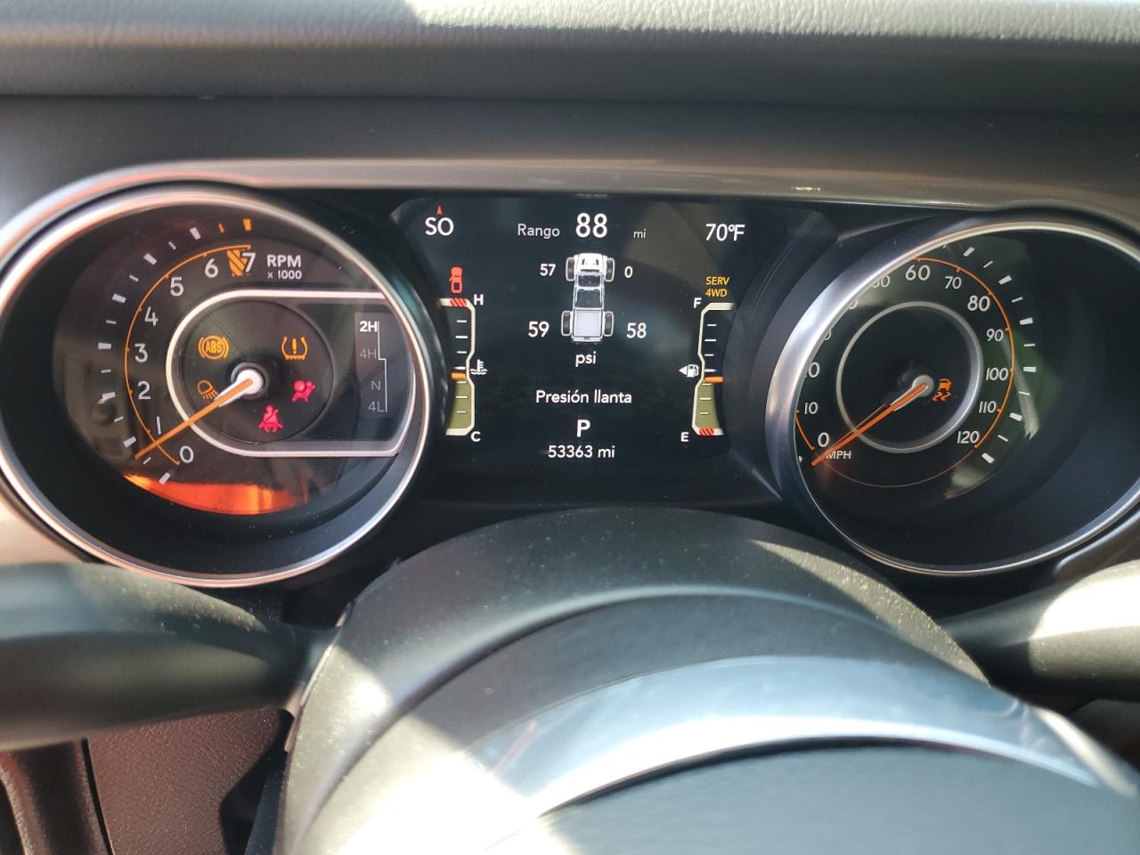 2023 JEEP GLADIATOR OVERLAND VIN:1C6HJTFG6PL523237