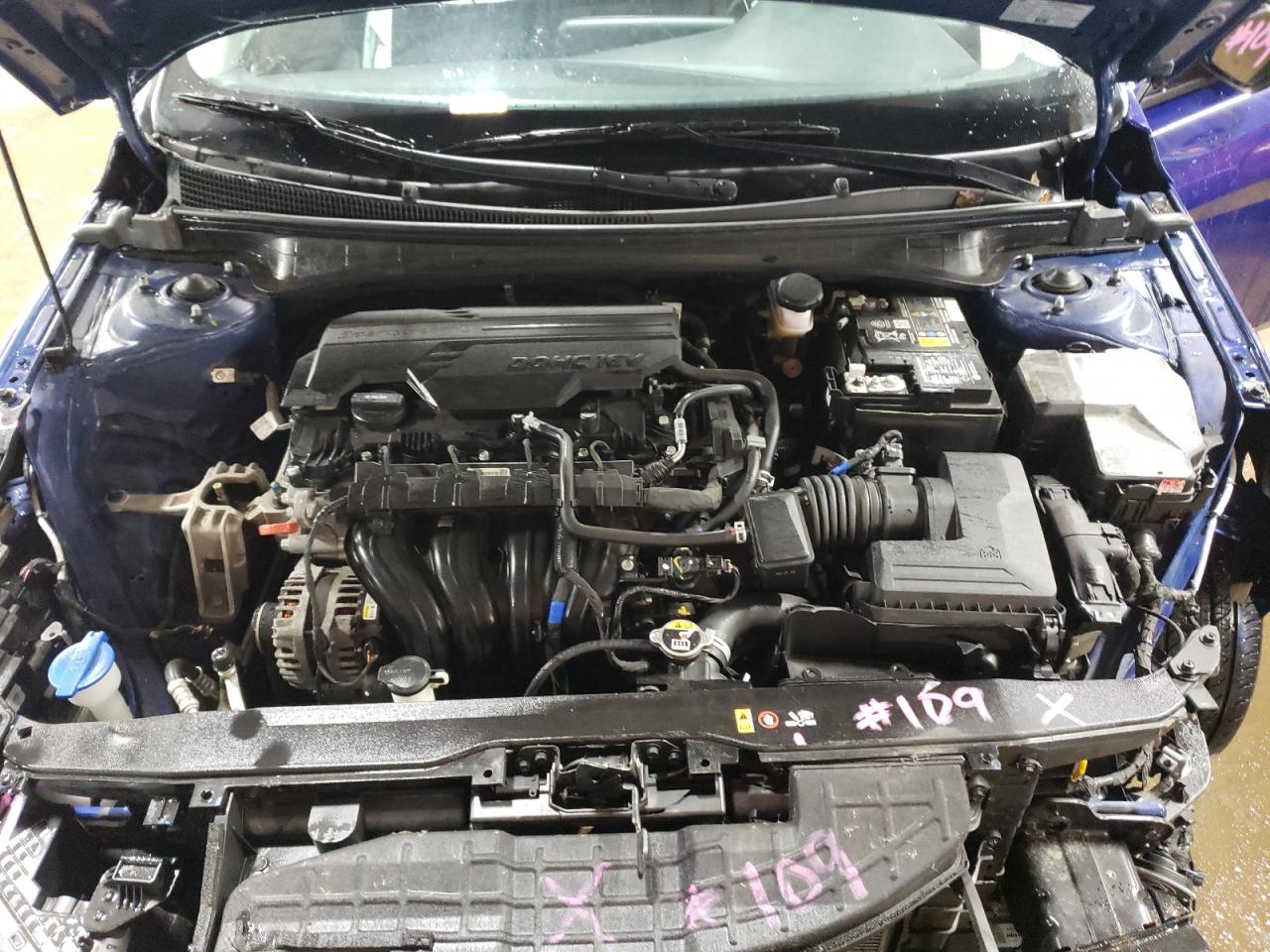 2022 HYUNDAI ELANTRA SEL VIN:5NPLS4AG4NH086143