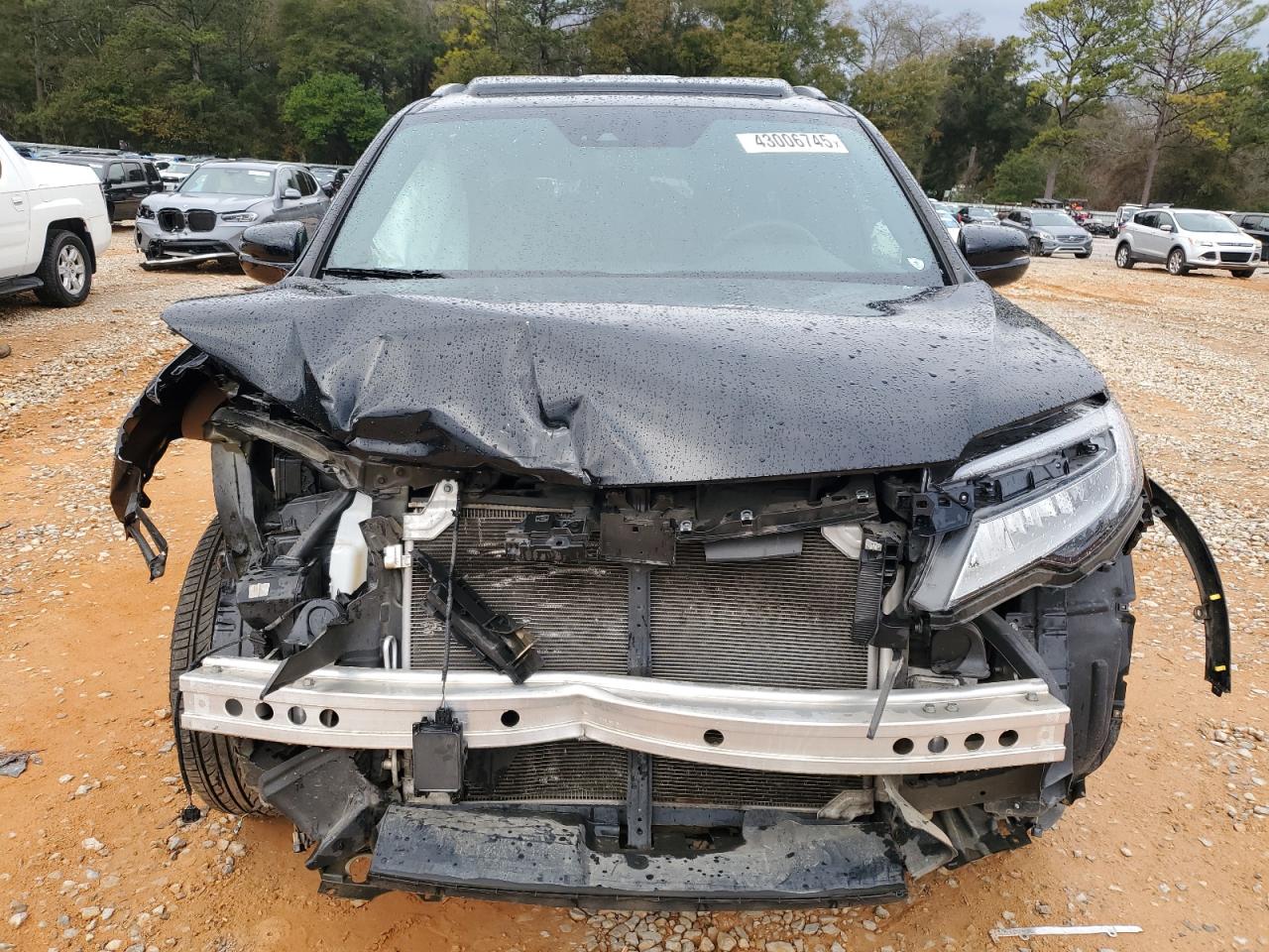 2022 HONDA PILOT BLACK VIN:5FNYF6H77NB025959