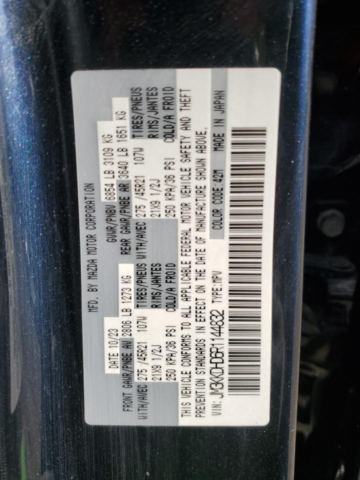 2024 MAZDA CX-90 PREMIUM VIN:JM3KKDHD6R1144832