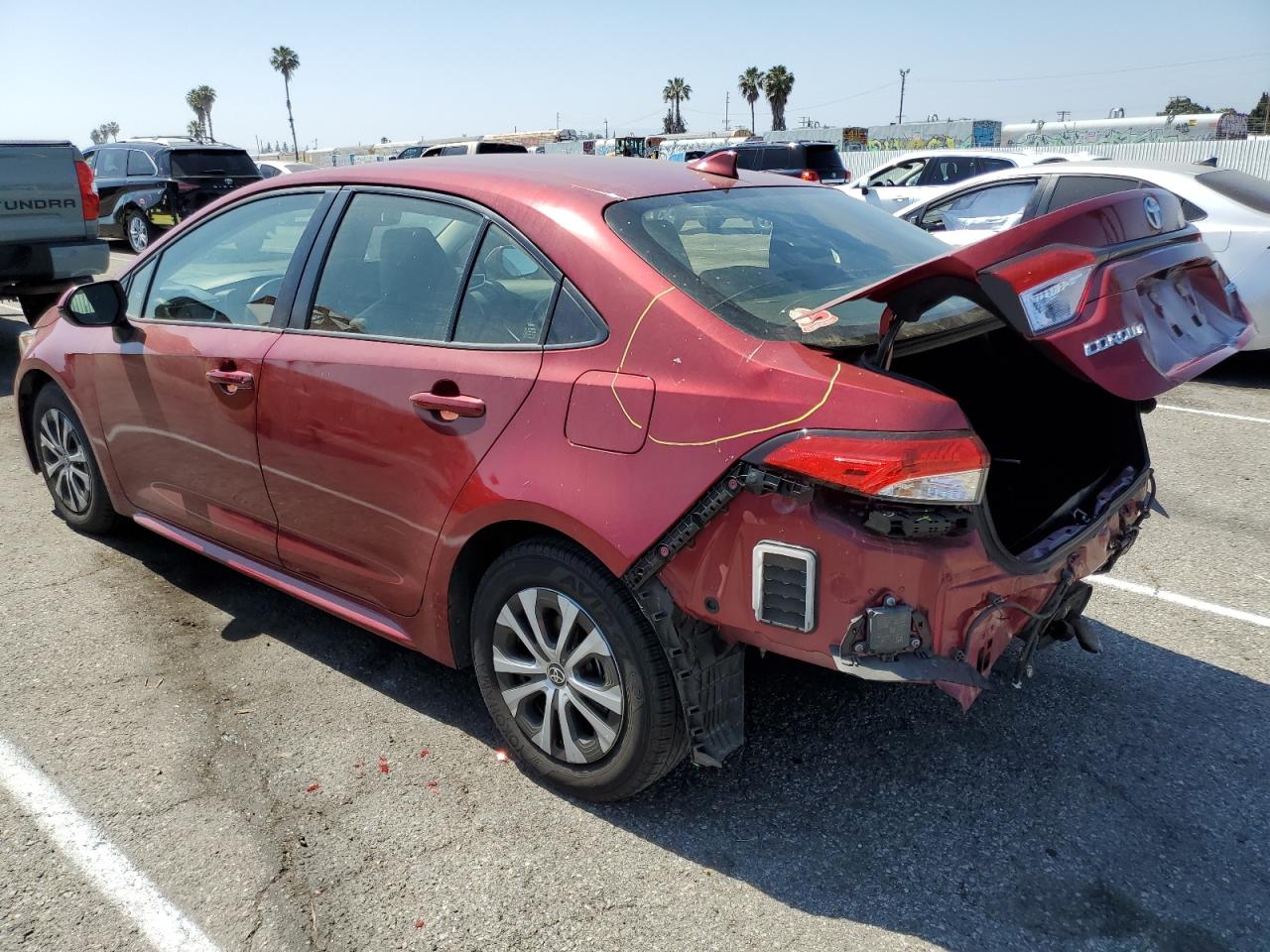 2022 TOYOTA COROLLA LE VIN:JTDEAMDE1NJ056059
