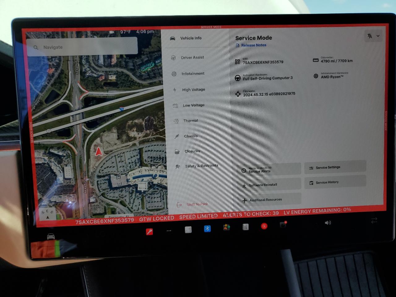 2022 TESLA MODEL X  VIN:7SAXCBE6XNF353579