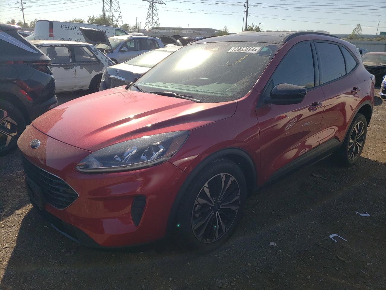 2022 FORD ESCAPE SE VIN:1FMCU9G63NUB50759