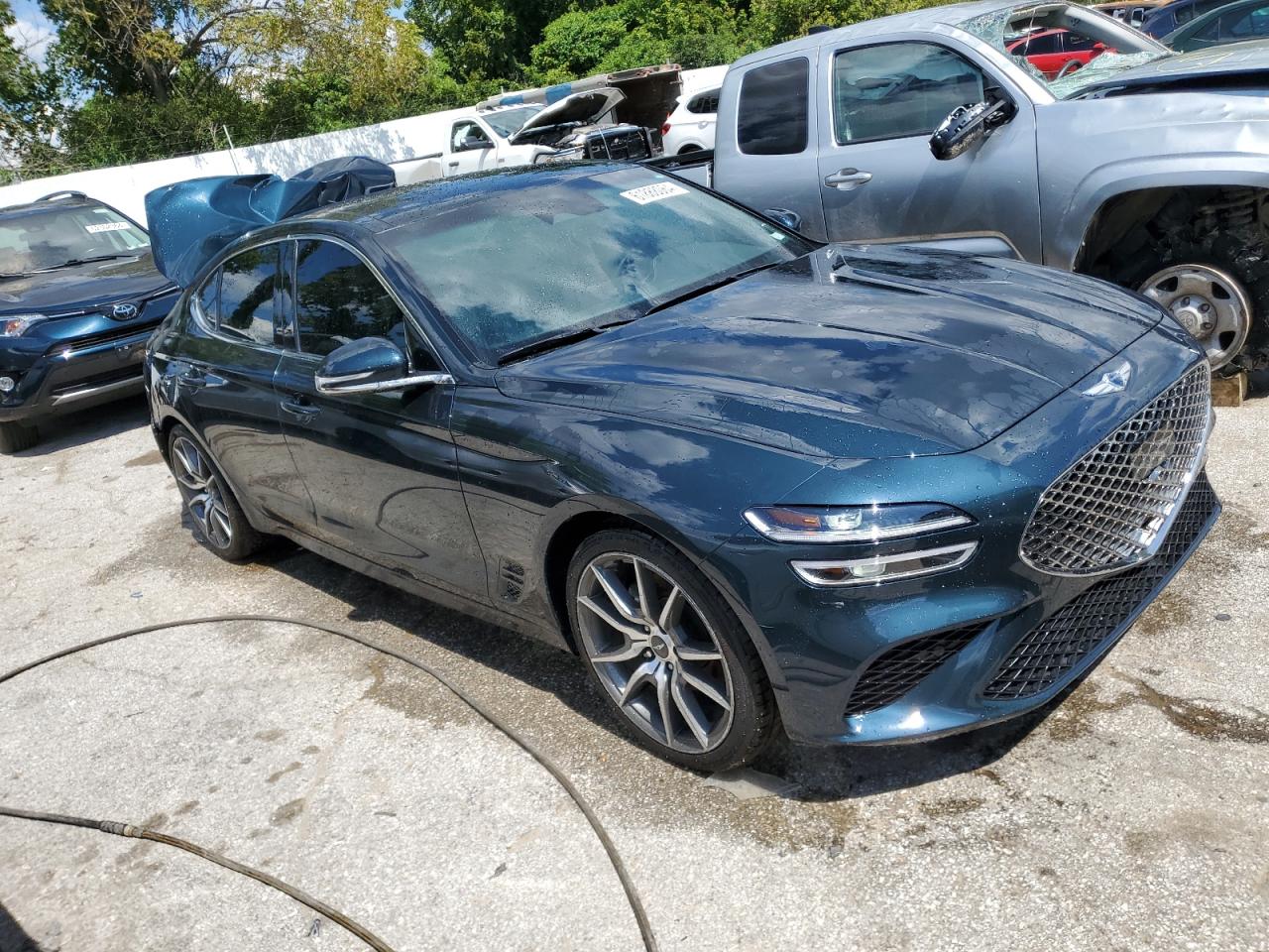 2022 GENESIS G70 BASE VIN:KMTG34TA9NU091742