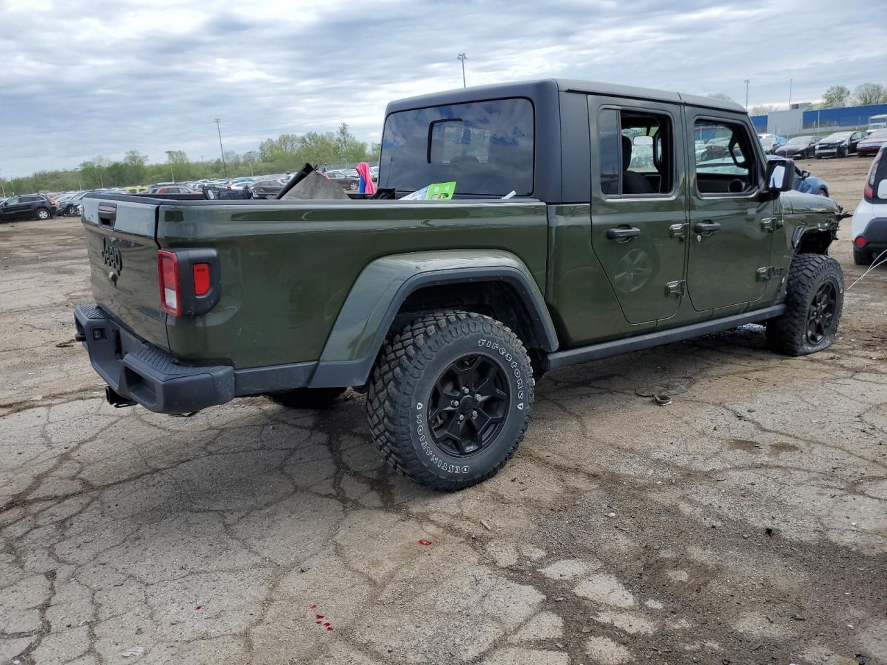 2022 JEEP GLADIATOR SPORT VIN:1C6HJTAG8NL155700