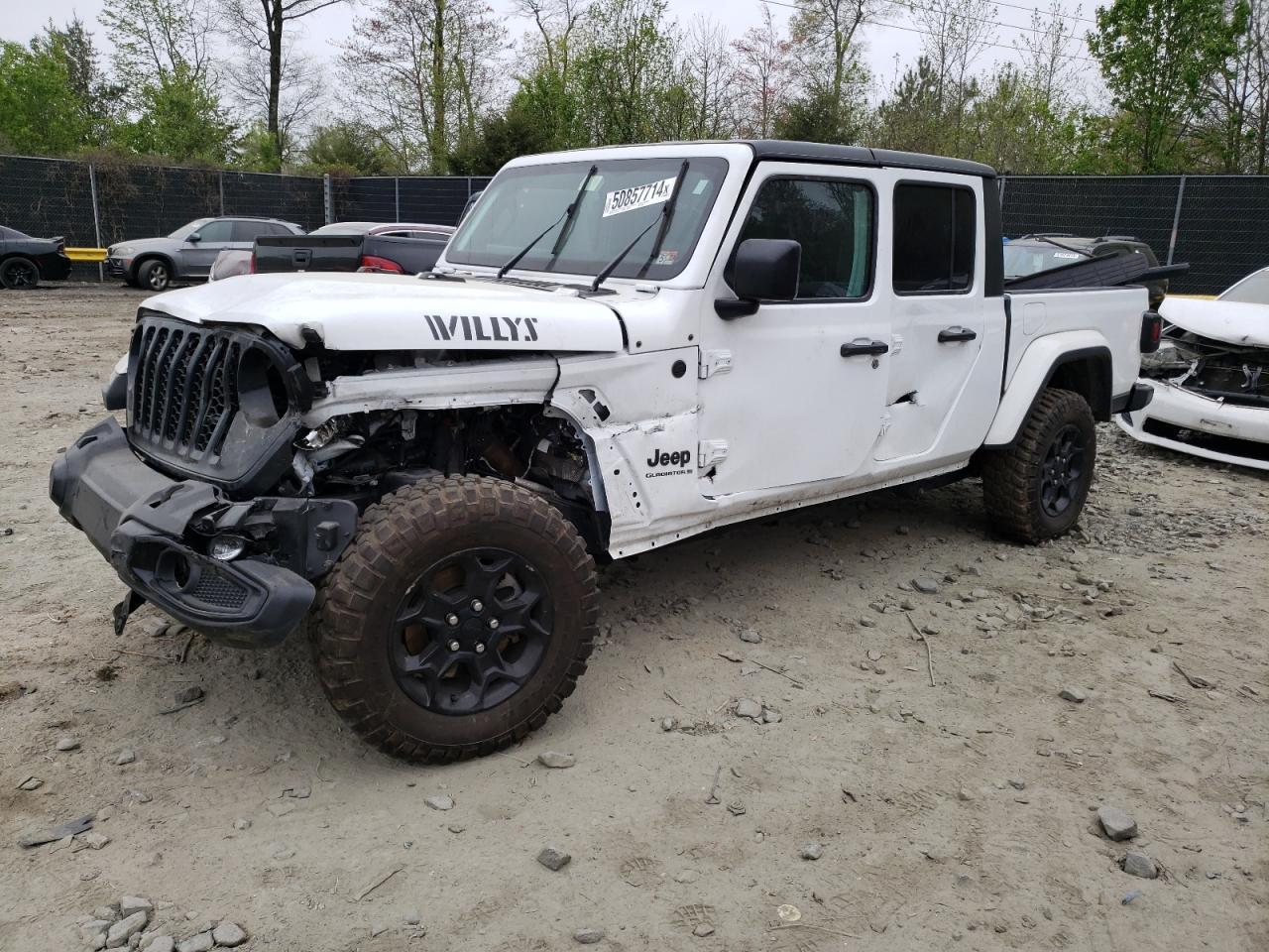 2023 JEEP GLADIATOR SPORT VIN:1C6HJTAG4PL548774